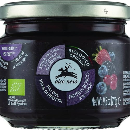 ALCE NERO COMPOSTA FRUTTI DI BOSCO BIO 270GR