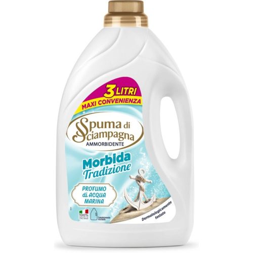 SPUMA DI SCIAMPAGNA AMMORBIDENTE PROFUMO DI ACQUA MARINA 3LT
