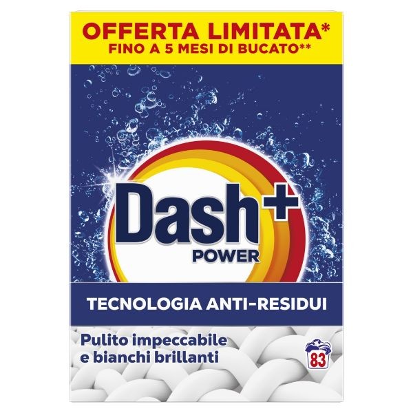 DASH + POWER DETERGENTE LAVATRICE IN POLVERE 83 LAVAGGI GR4150