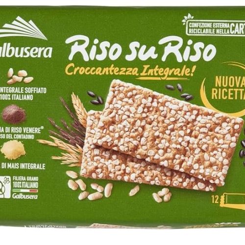 GALBUSERA RISO SU RISO CRACKERS INTEGRALI 380GR