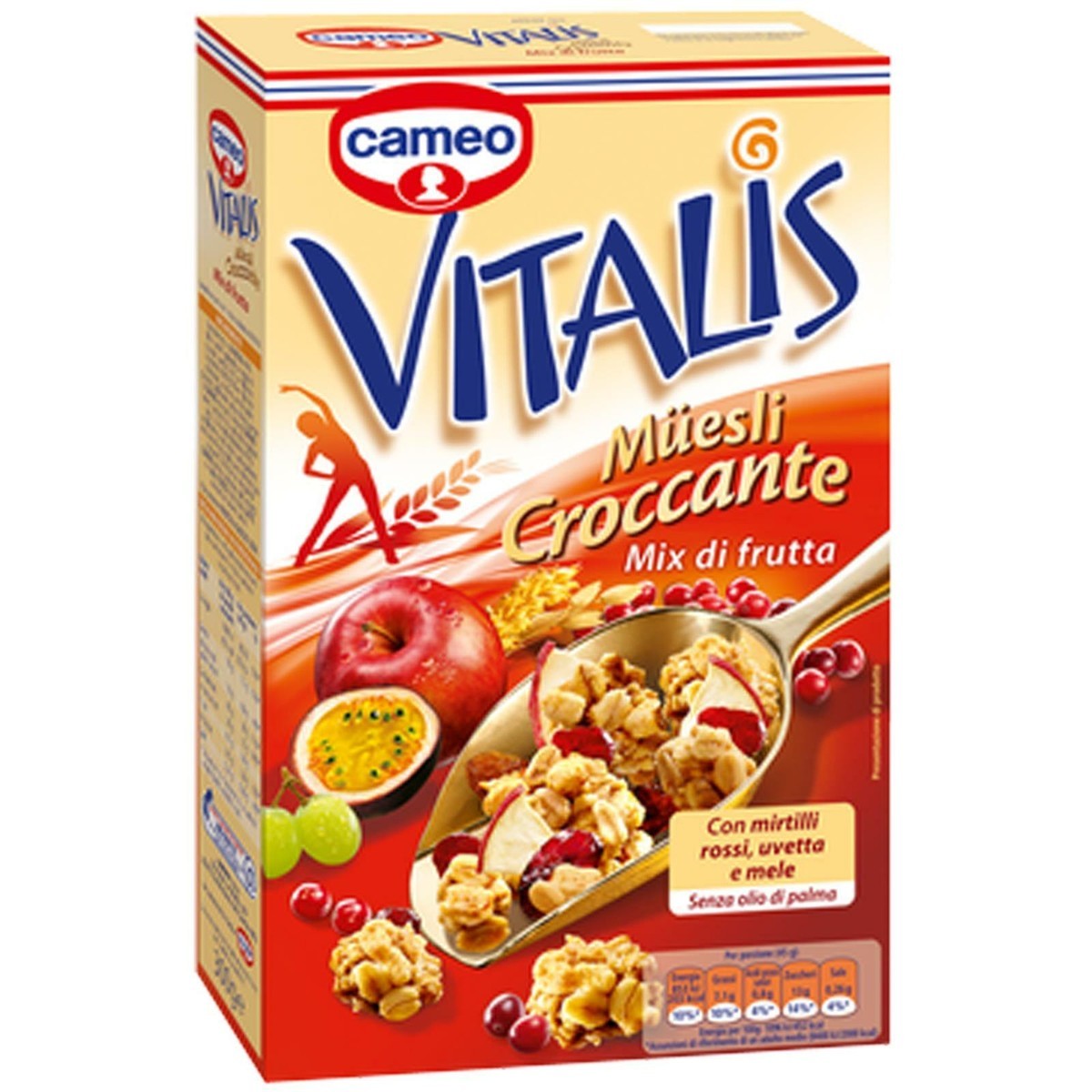 CAMEO VITALIS MUESLI MIX DI FRUTTA 310GR
