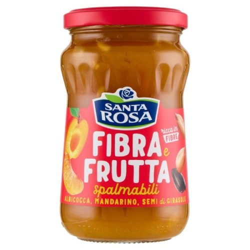 SANTA ROSA FIBRA E FRUTTA SPALMABILI ALL'ALBICOCCA,MANDARINO E SEMI DI GIRASOLE 350GR