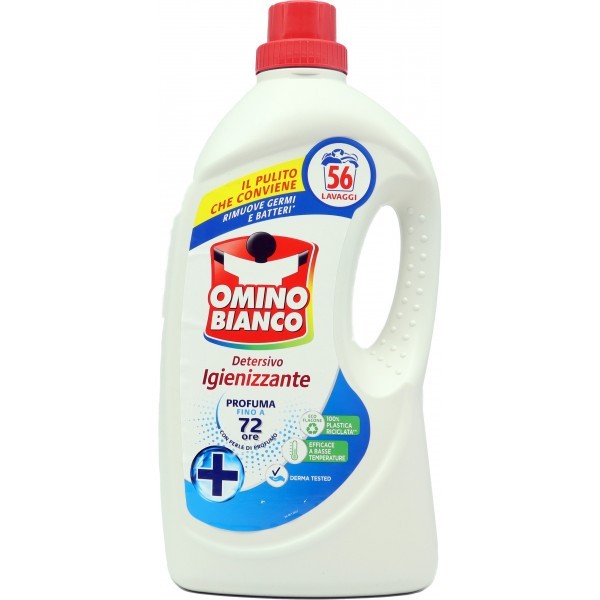 OMINO BIANCO DETERGENTE IGIENIZZANTE LAVATRICE 56 LAVAGGI ML2240