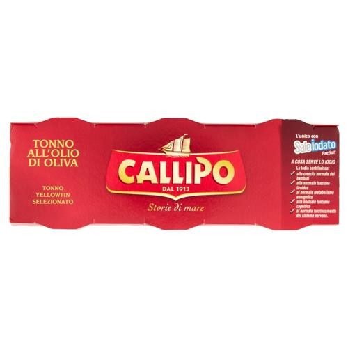 CALLIPO TONNO ALL'OLIO DI OLIVA G70X3