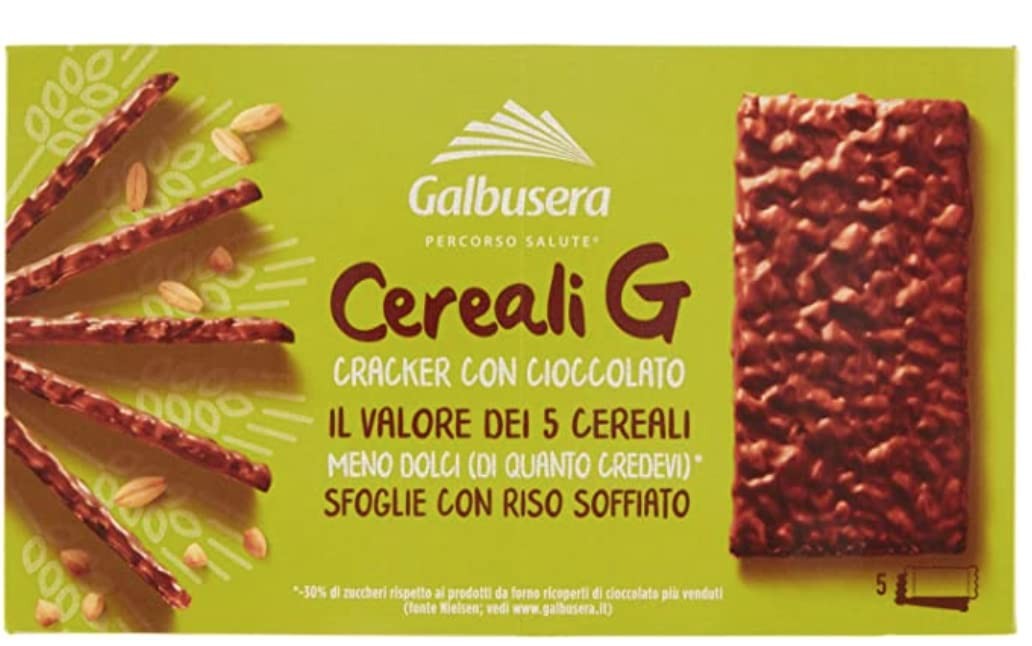 13989-1 GALBUSERA CEREALI G CRACKERS CIOCCOLATO 150G