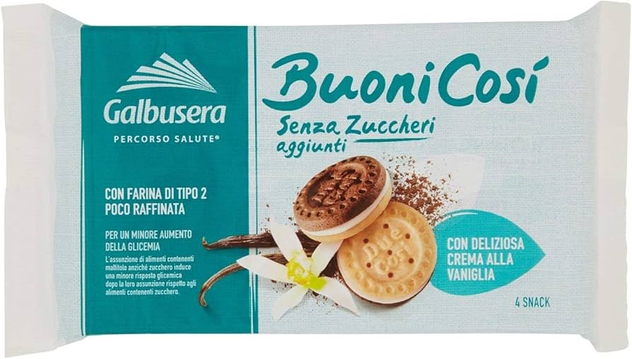 13995-1 GALBUSERA BUONI COSI' BISCOTTI FARCITI 160G