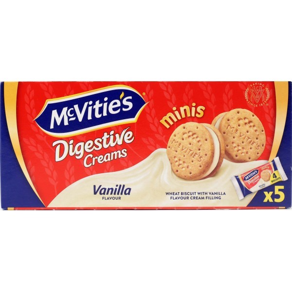 MC VITIE'S MINIS DIGESTIVE CREAMS VANILLA 185GR