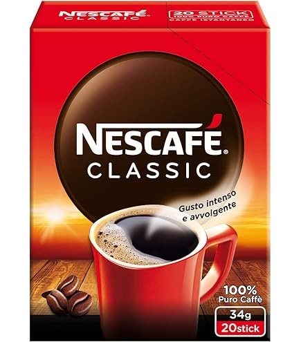 NESCAFE' CLASSIC STICK SOLUBILE 20 BUSTINE 34GR