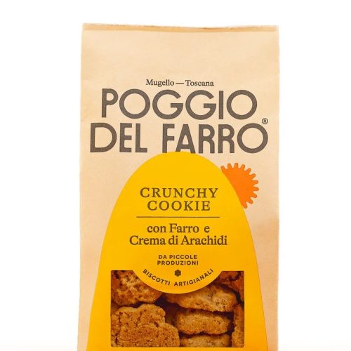 POGGIO DEL FARRO CRUNCHY COOKIE CON FARRO E CREMA DI ARACHIDI 200GR