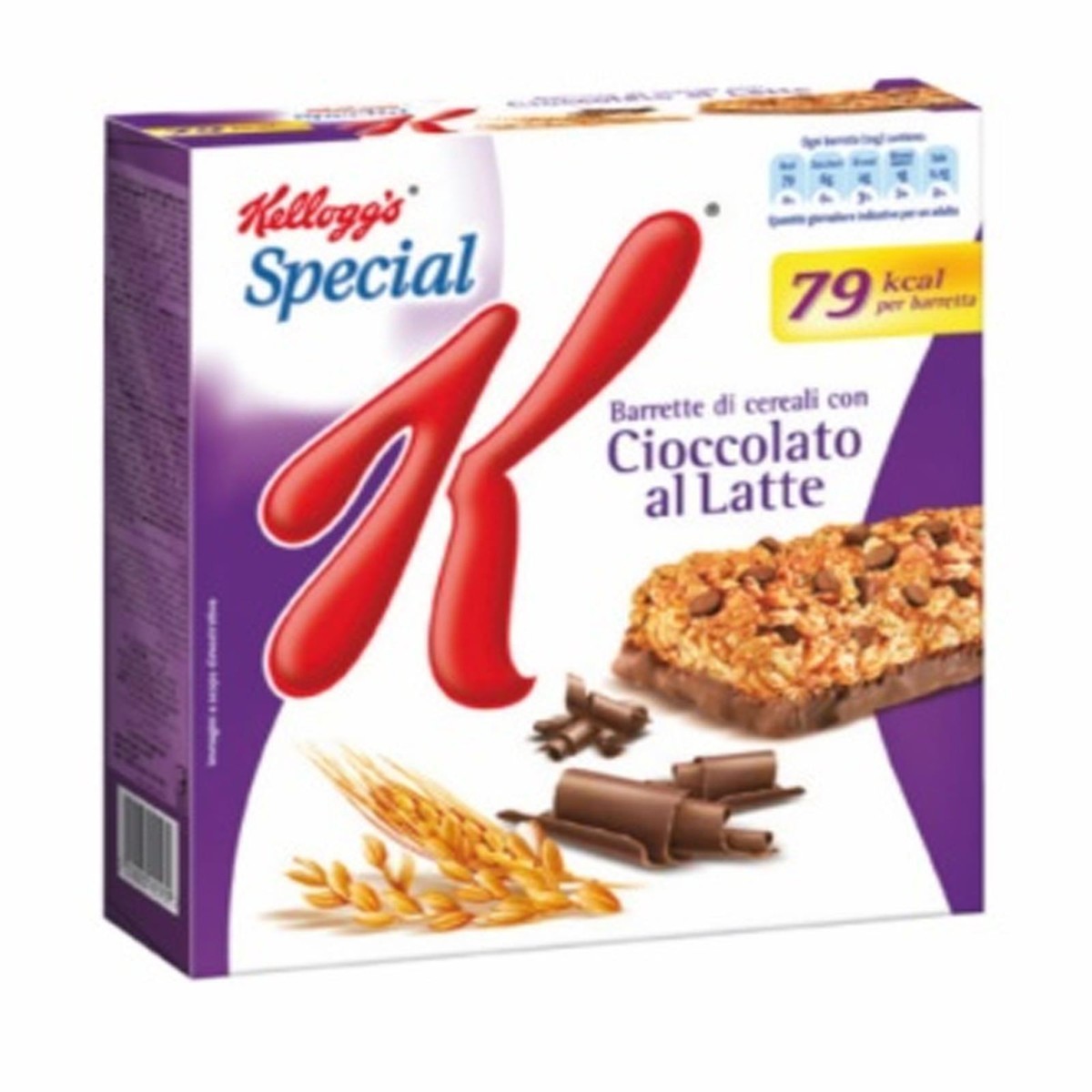 KELLOG'S SPECIAL K BARRETTE CIOCCOLATO AL LATTE 120G
