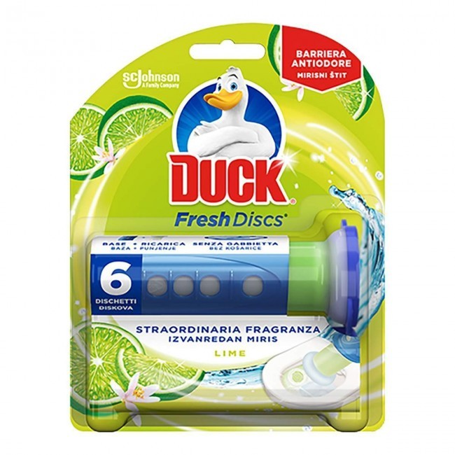 DUCK FRESH DISCS BASE MIX MARINE/LIME 6 DISCHETTI