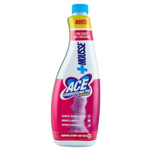 ACE CANDEGGINA PIU' RICARICA + MOUSSE DETERGENTE 690ML