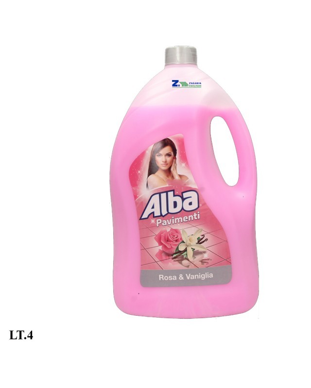 14217-1 ALBA DETERGENTE PAVIMENTI ROSA E VANIGLIA ML4000