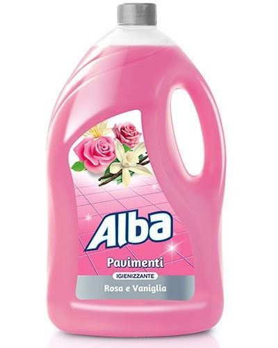 ALBA DETERGENTE PAVIMENTI ROSA E VANIGLIA 4000ML