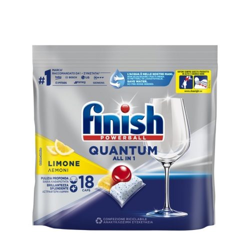 FINISH QUANTUM LIMONE LAVASTOVIGLIE 18 CAPS