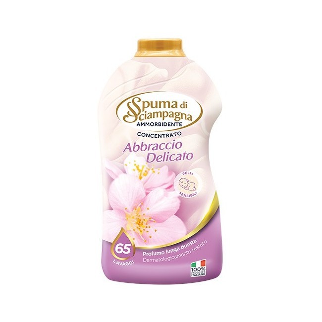 SPUMA DI SCIAMPAGNA AMMORBIDENTE CONCENTRATO ABBRACCIO DELICATO 65 LAVAGGI 1300ML