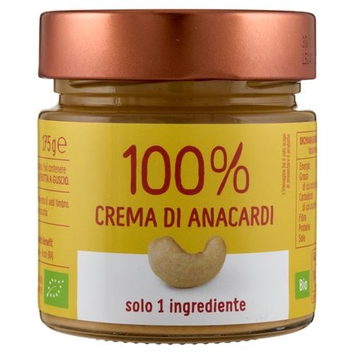EURO COMPANY CREMA DI ANACARDI BIO 175GR