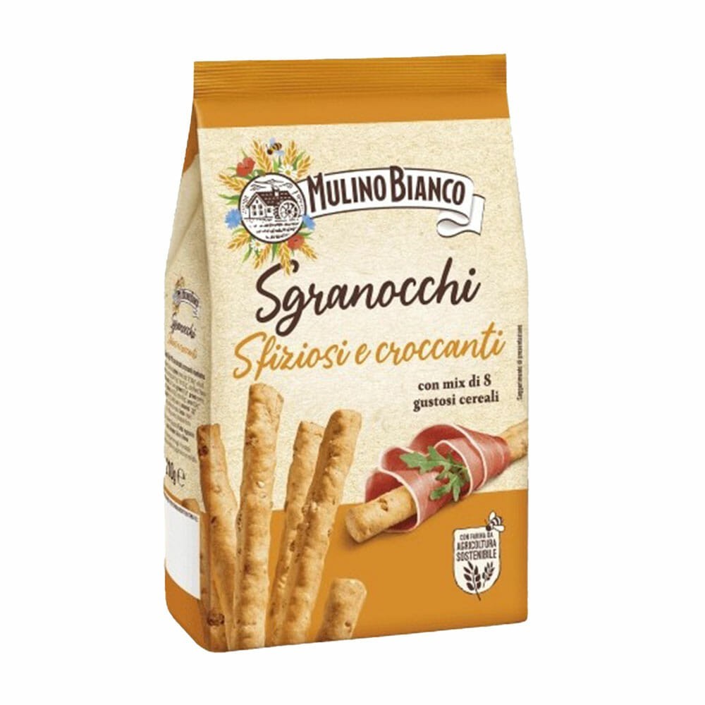 MULINO BIANCO SGRANOCCHI SFIZIOSI E CROCCANTI GRISSINI 210GR