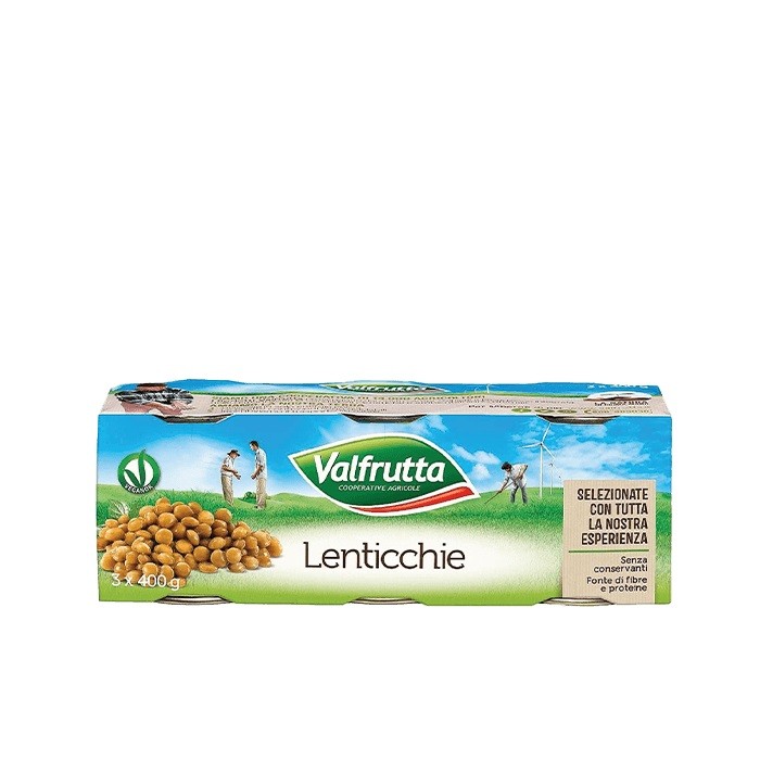 VALFRUTTA LENTICCHIE GR400X3