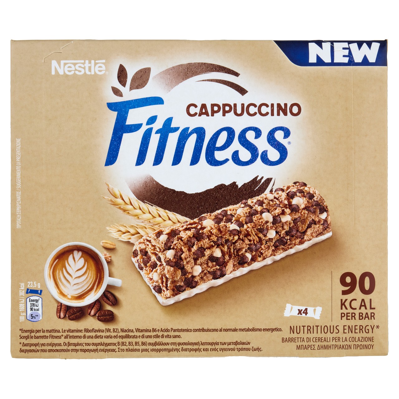 FITNESS BARRETTE CAPPUCCINO 94GR