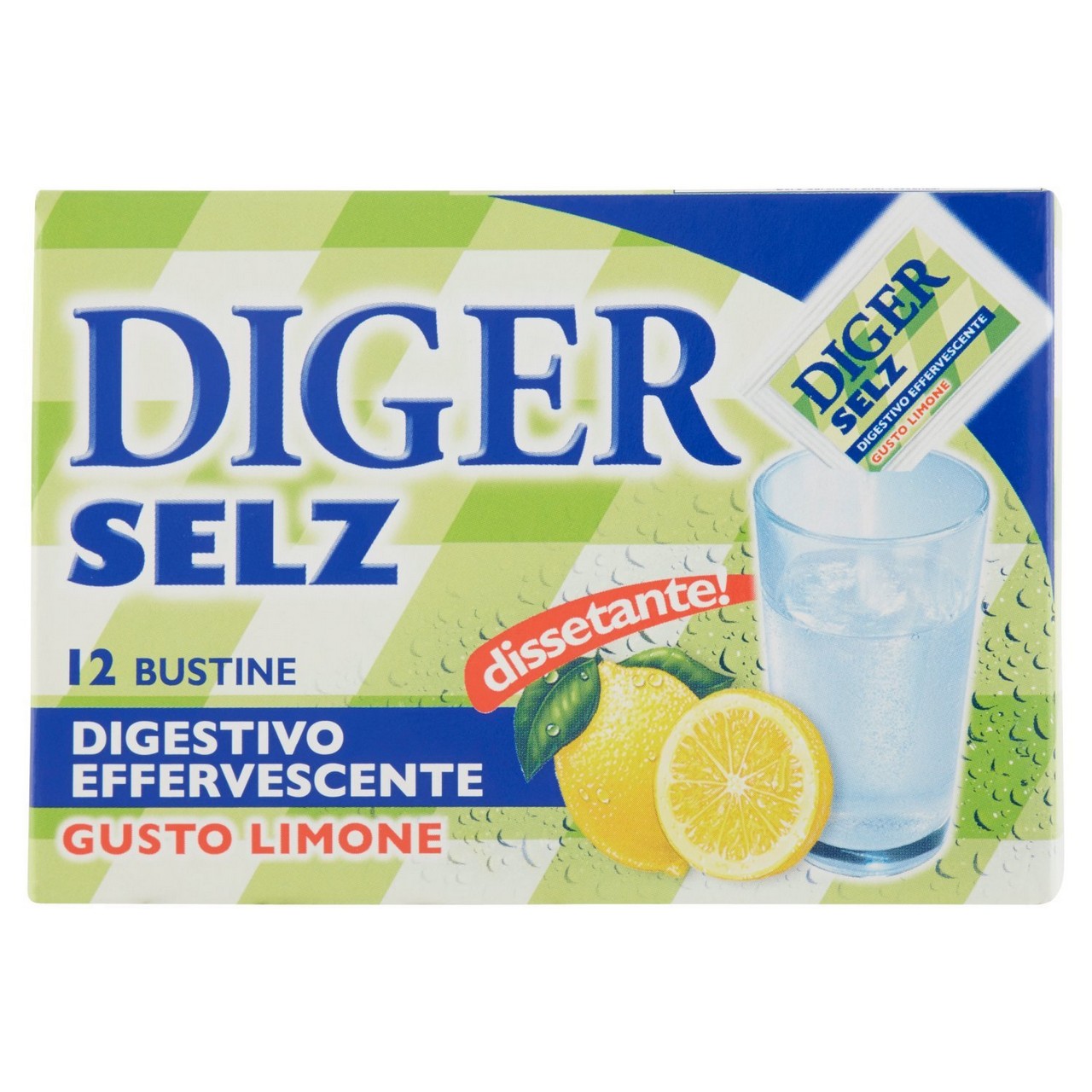 DIGER SELZ DIGESTIVO EFFERVESCENTE AL LIMONE 12 BUSTINE 28GR