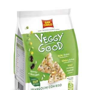 SAN CARLO VEGGYGOOD TRIANGOLINI CON RISO E TRE LEGUMI 65G