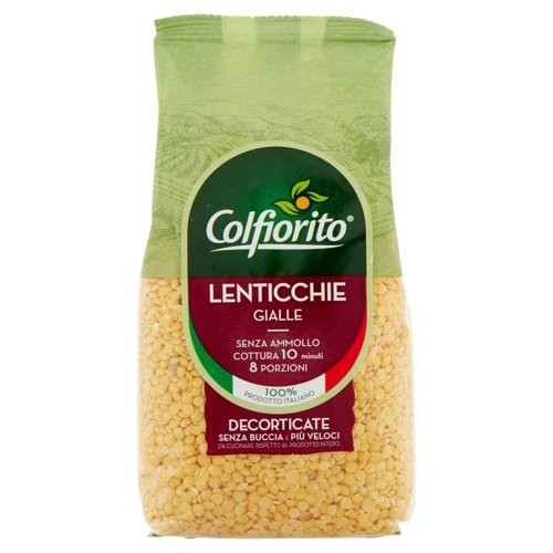 COLFIORITO LENTICCHIE GIALLE DECORTICATE 400G