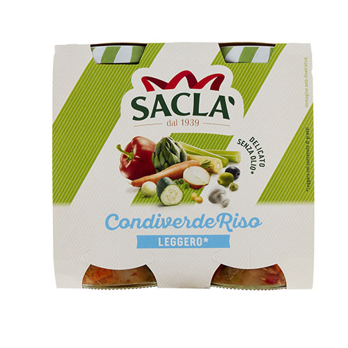 SACLA' CONDIVERDE RISO LEGGERO GR290X2