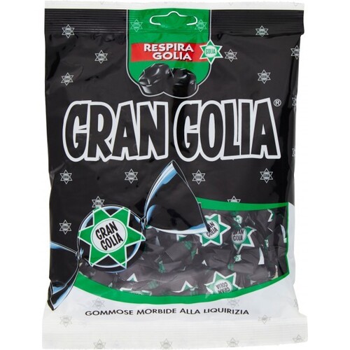 GRAN GOLIA CARAMELLE GOMMOSE MORBIDE ALLA LIQUIRIZIA 180GR