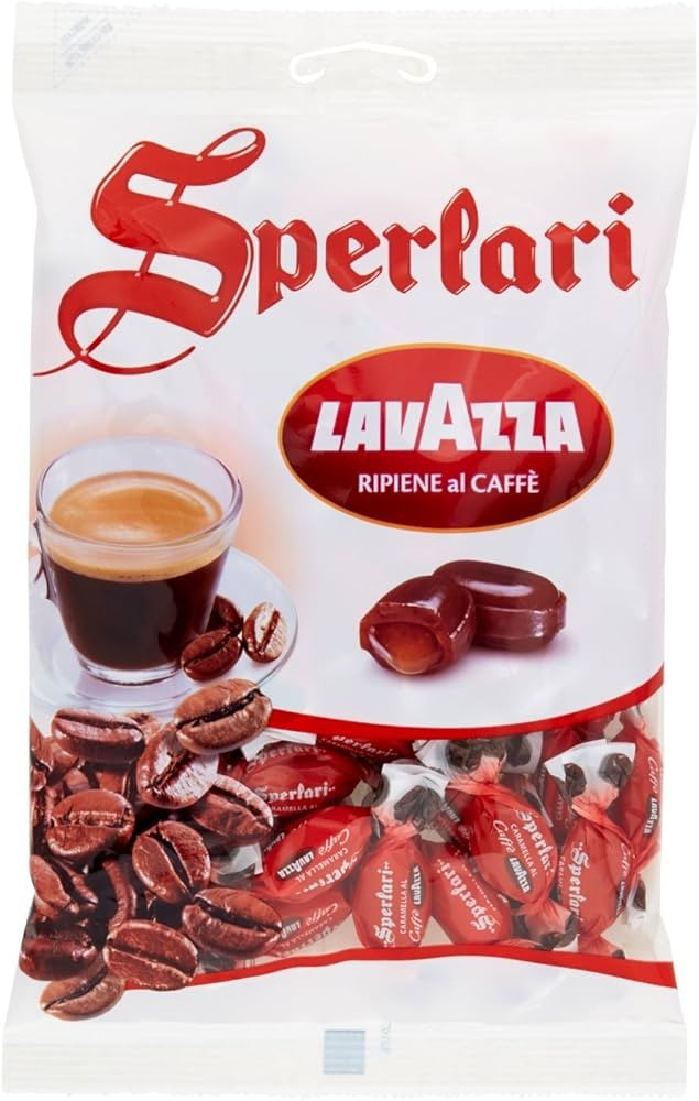 00731-1 SPERLARI LAVAZZA CARAMELLE RIPIENE AL CAFFE' GR175