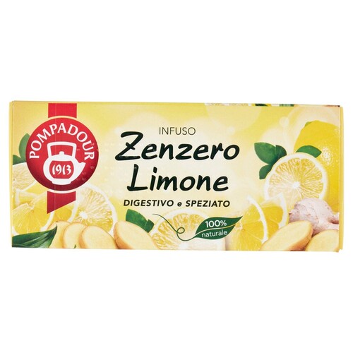 POMPADOUR INFUSO ZENZERO E LIMONE GR1,8X20 FILTRI