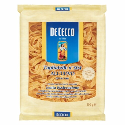 DE CECCO TAGIATELLE ALL'UOVO 500GR
