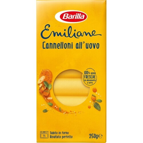 BARILLA EMILIANE CANNELLONI ALL'UOVO 250GR