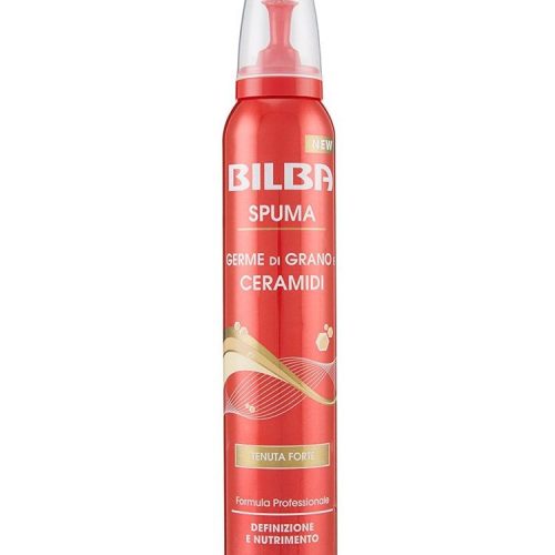 BILBA SPUMA CAPELLI GERME DI GRANO E CERAMIDI TENUTA FORTE 250ML