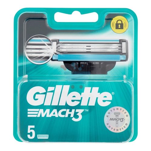 GILLETTE MACH 3 LAME RICARICHE 5 PEZZI