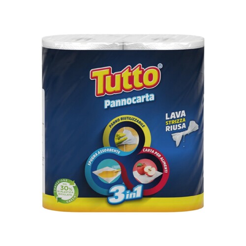 TUTTO PANNOCARTA 3 IN 1 2 ROTOLI