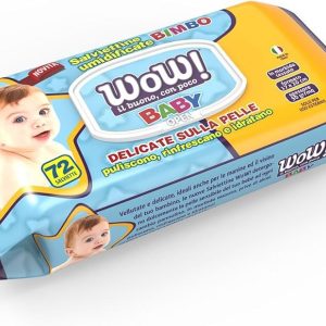 WOW SALVIETTINE UMIDIFICATE BIMBO 72 PEZZI
