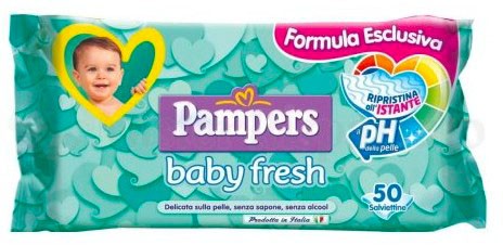 PAMPERS BABY FRESH SALVIETTINE BABY 50 PEZZI