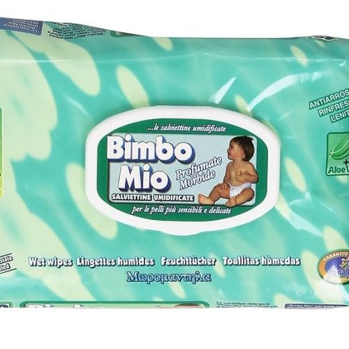 BIMBO MIO SALVIETTINE UMIDIFICATE DETERGENTI PROFUMATE MORBIDE 72 PEZZI