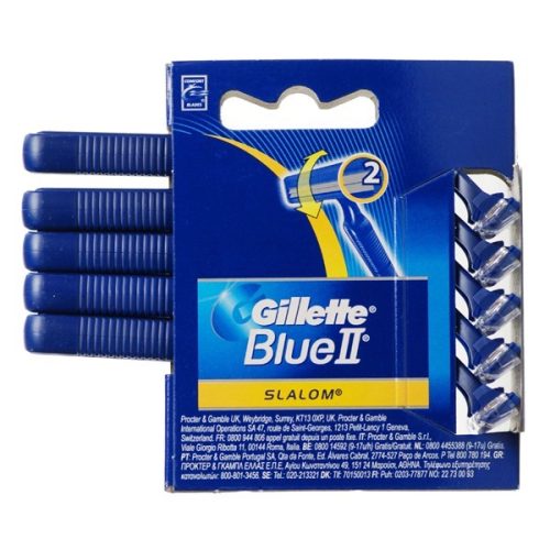 GILLETTE BLUE II LAME SLALOM 5 PEZZI