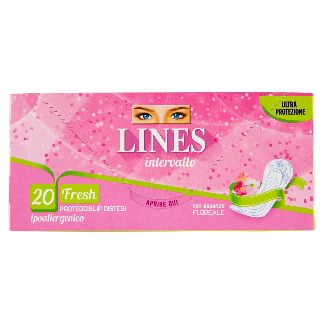 LINES INTERVALLO FRESH PROTEGGISLIP DISTESI 20 PEZZI IPOALLERGENICO