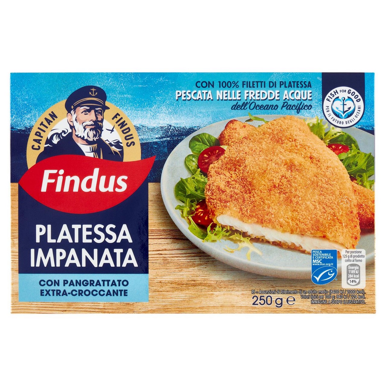 FINDUS PLATESSA IMPANATA 250GR