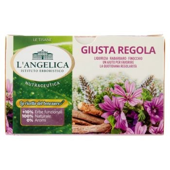L'ANGELICA TISANA GIUSTA REGOLA 20 FILTRI 40GR