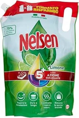 NELSEN DETERGENTE PIATTI RICARICA LIMONE 1800ML