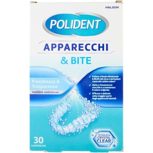 POLIDENT APPARECCHI &amp  BITE 30 COMPRESSE