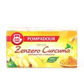 POMPADOUR INFUSO ZENZERO CURCUMA 20 FILTRI