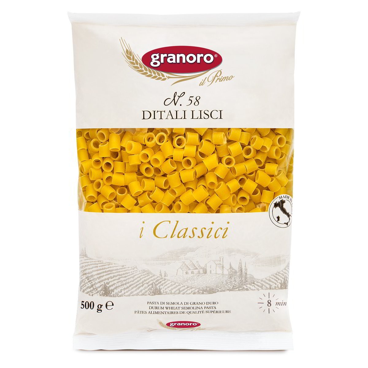 GRANORO DITALI LISCI 500GR