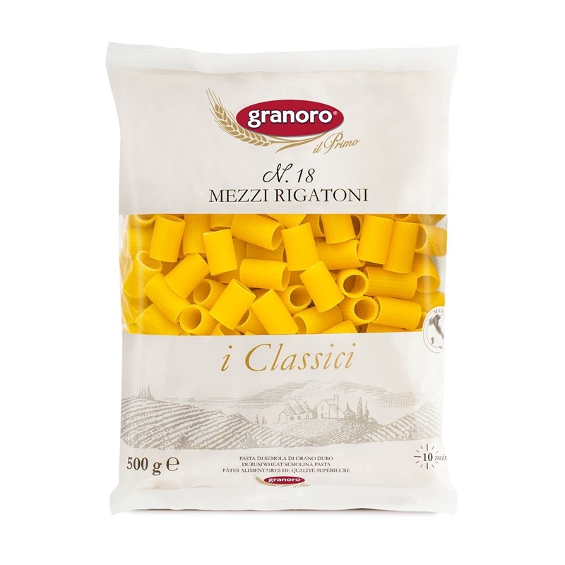 GRANORO MEZZI RIGATONI 500GR