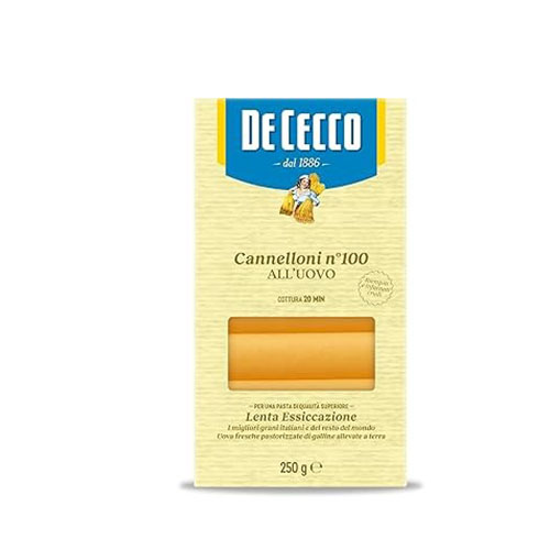 DE CECCO CANNELLONI ALL'UOVO 250GR