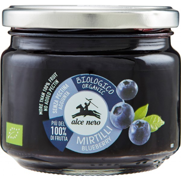 ALCE NERO COMPOSTA DI MIRTILLI BIO 270GR